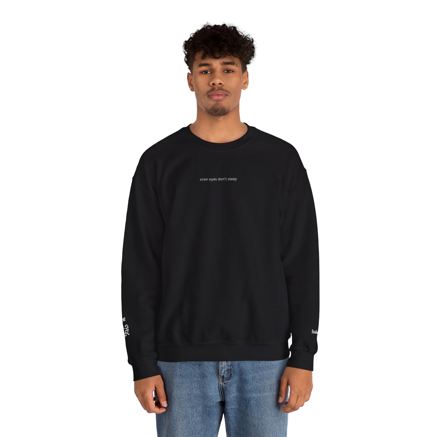 "siren eyes don't sleep" sweatshirt