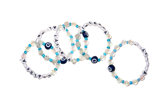 "spinning right to you" bracelet