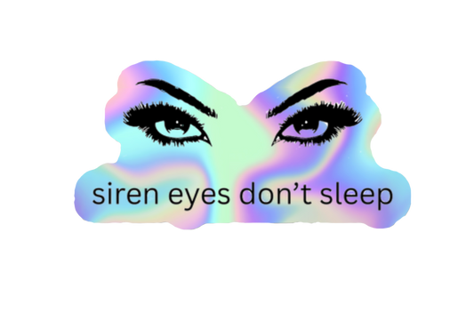 "siren eyes" sticker